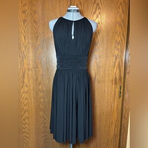 White House Black Market Elegant Black Sleeveless Dress.